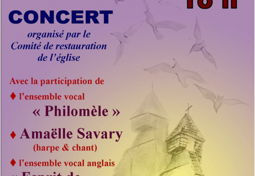 Concert avec l'ensemble vocale Philomène - juin 2016