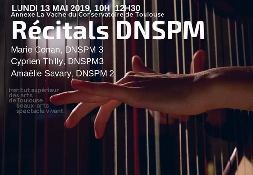 Récital DNSPM2 - 13 Mai 2019